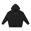 Maintain 360 heavyweight black hoodie with operator back graphic - Zero One Outpost