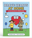 Brave Hearts at Home: Military Kids Coloring Book (Soft Cover)