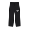 Maintain 360 black heavyweight straight-leg sweatpants with WAKE UP print - Zero One Outpost