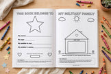 Brave Hearts at Home: Military Kids Coloring Book (Soft Cover)