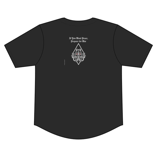 Baseball Jersey — 'At Your Own Risk / Zero One' Mesh Button-Up - Zero One Outpost