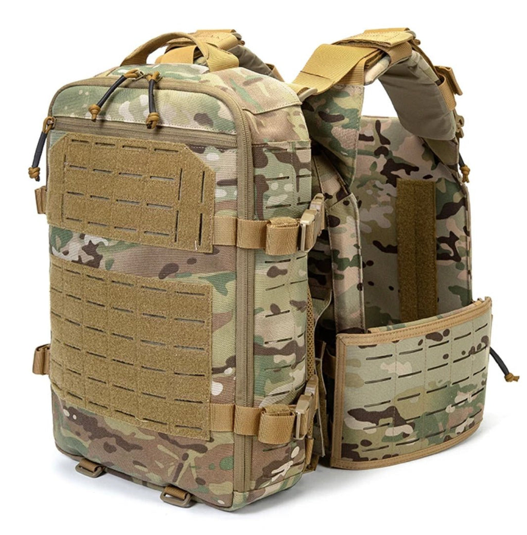 FULL KIT COMBO Crusader 2.0 XL Armor COMBO PACKAGE LIGHTWEIGHT LEVEL IV (2) 10x13.5 Front/Back Plates, Plate Carrier Bag, Medic Pouch - Zero One Outpost