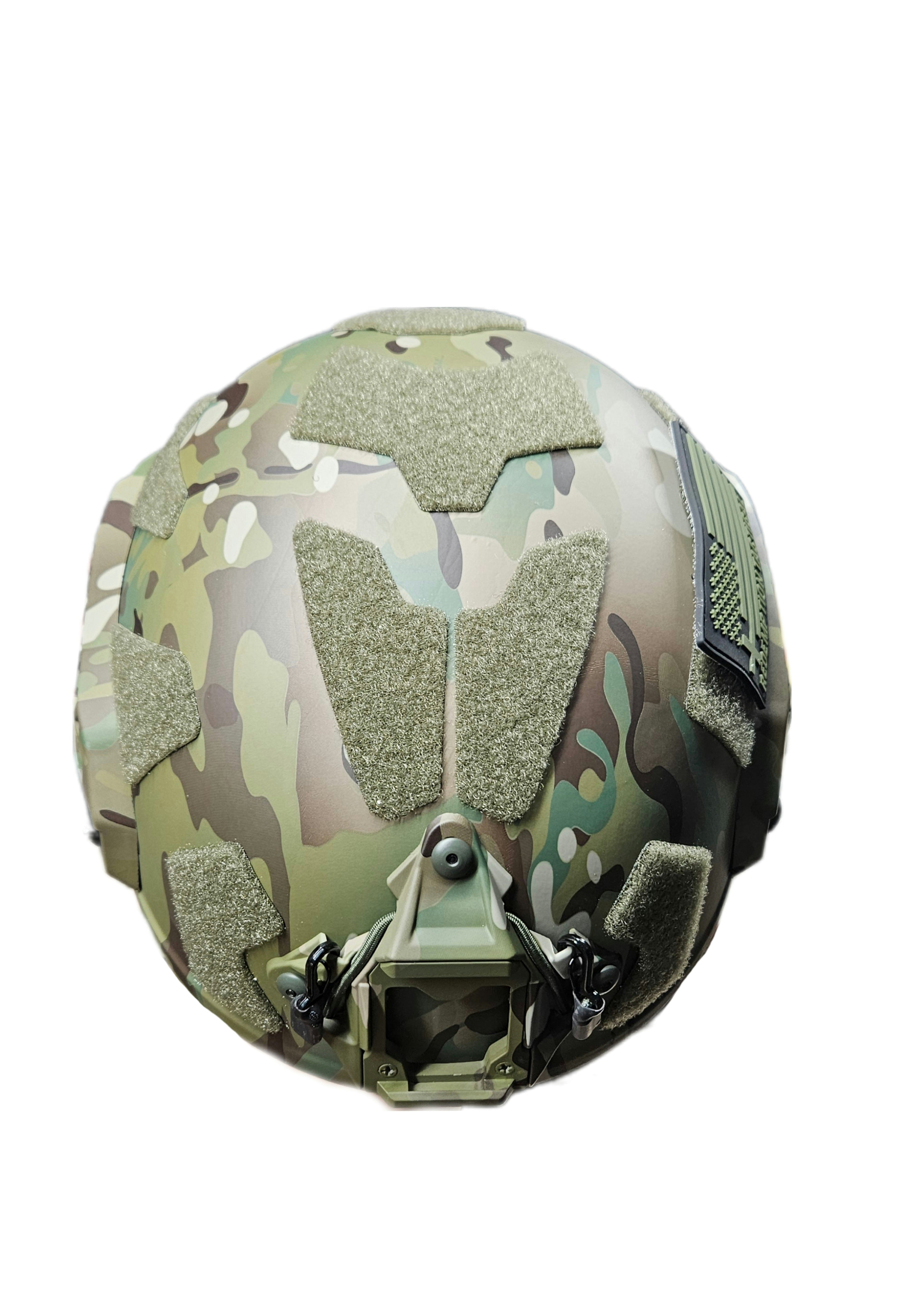 Ballistic Helmet RT2 High Cut Helmet: Tested to LEVEL IIIA (Included Arc Rails, Padding, Straps) - Zero One Outpost