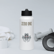 Stainless steel water bottle with a straw lid - Zero One Outpost LLC