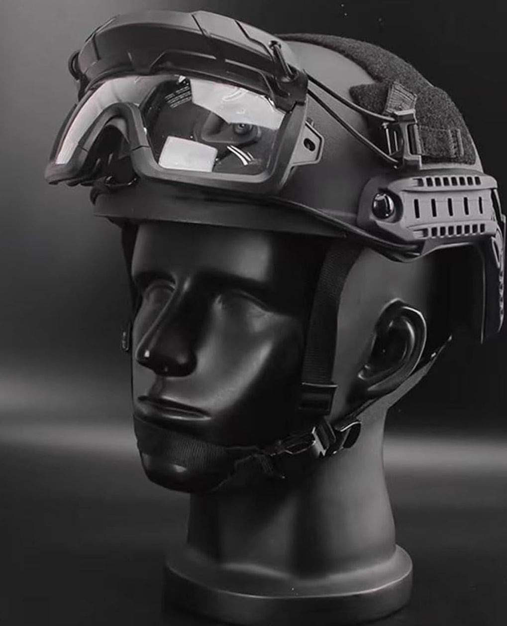 Tactical Helmet Goggles with Arc Rail Attachments - Zero One Outpost