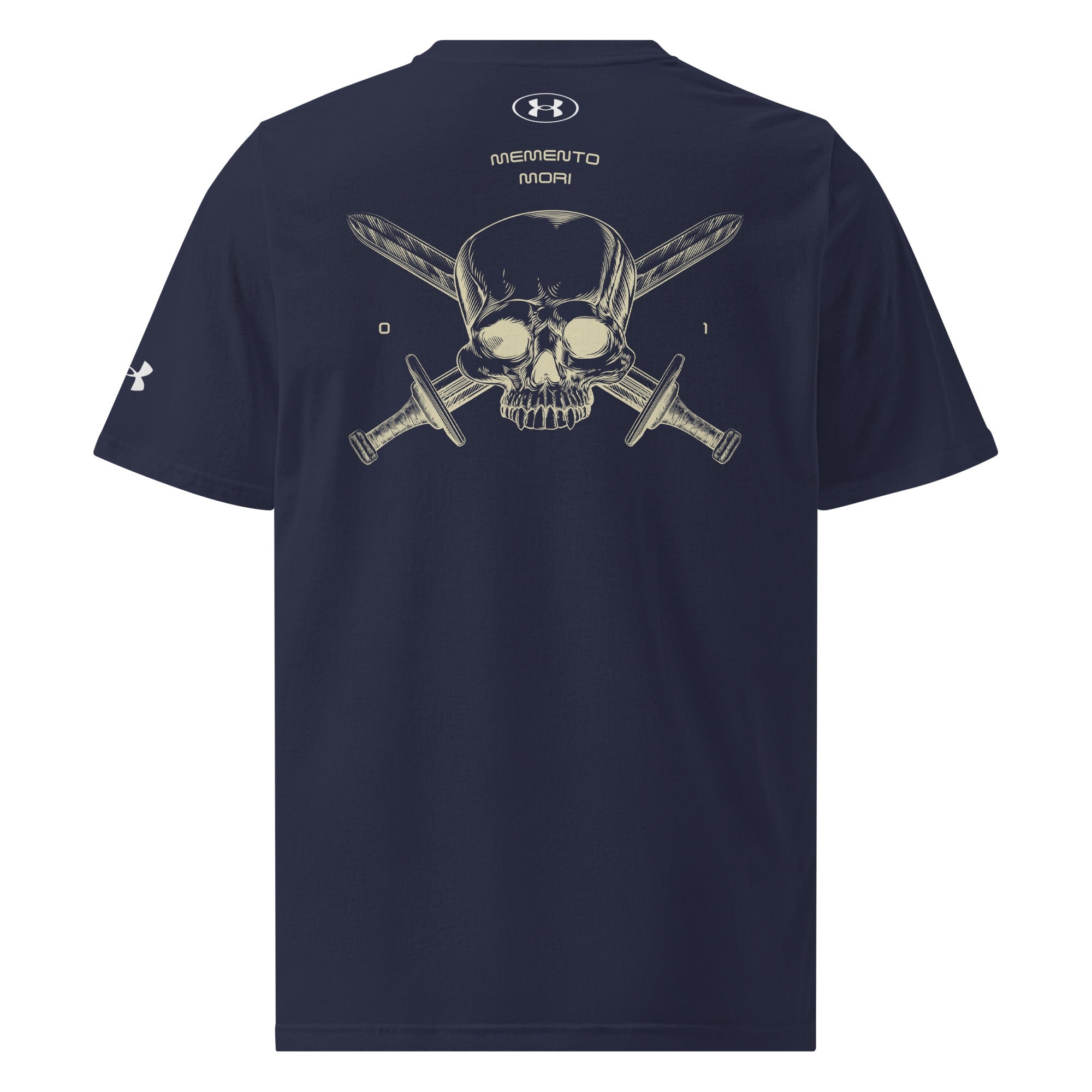 MEMENTO MORI Under Armour Ⓡ athletic t-shirt - Zero One Outpost LLC