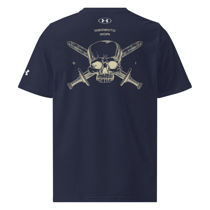 MEMENTO MORI Under Armour Ⓡ athletic t-shirt - Zero One Outpost LLC