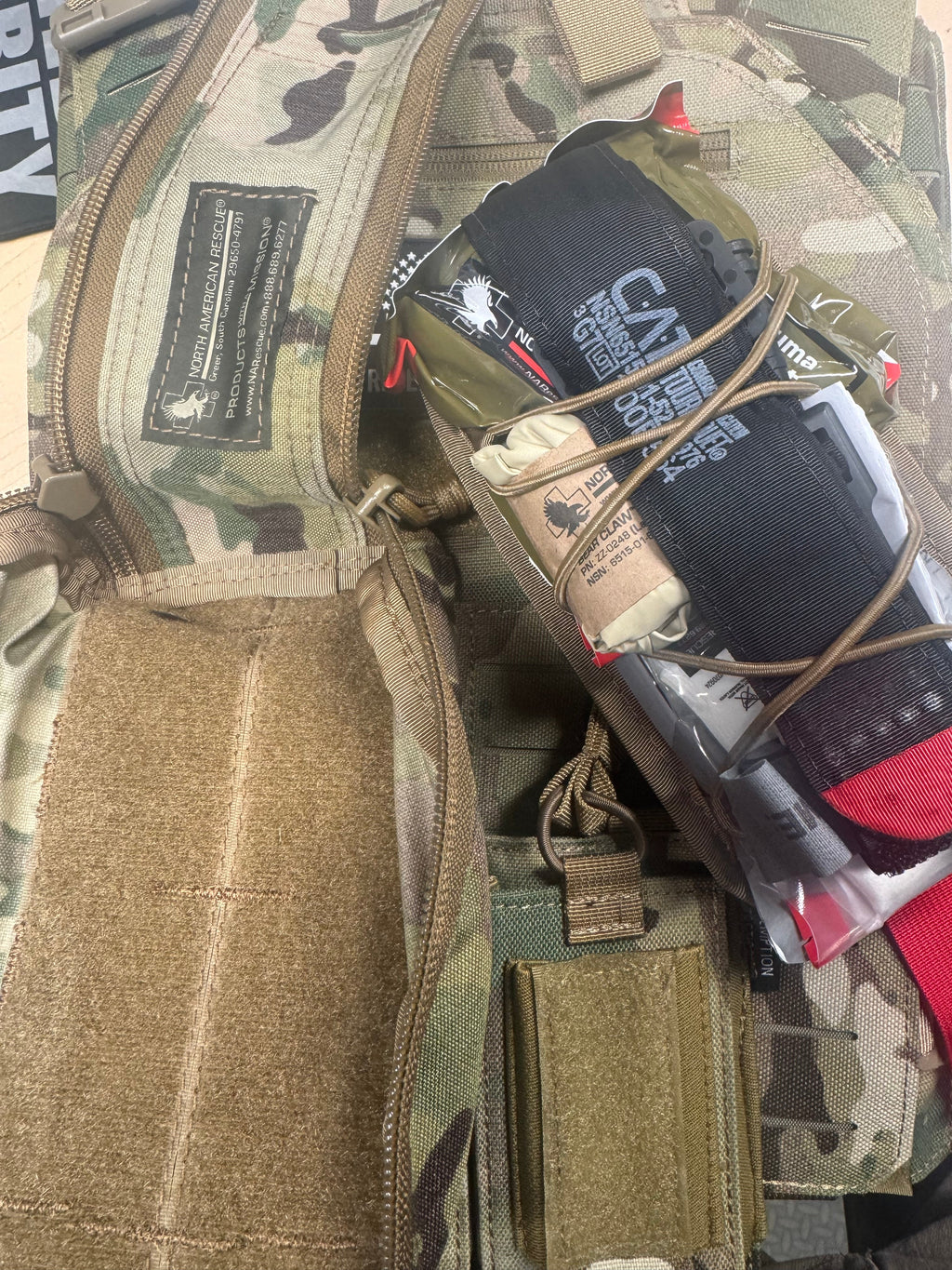 Redemption Tactical Crusader 2.0® l St. Michael FULL ARMOR KIT COMBO PACKAGE with Crusader 2.0 +IFAK Medical Kit + LEVEL IV (2) 10x12 Front/Back Plates (2) 6x6 Side Plates (Level IV Ceramic) - Zero One Outpost