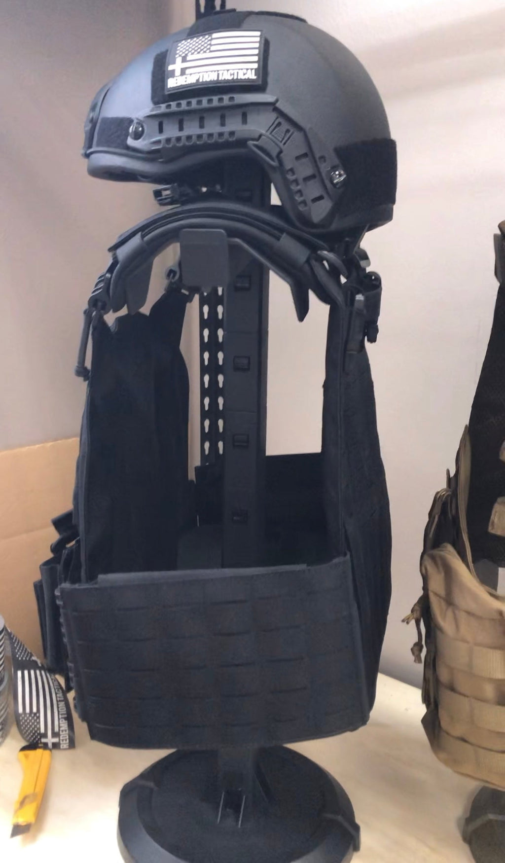 Armor Butler Stand 2.0 Holds Armor Tactical Vest Helmet Stand - Zero One Outpost