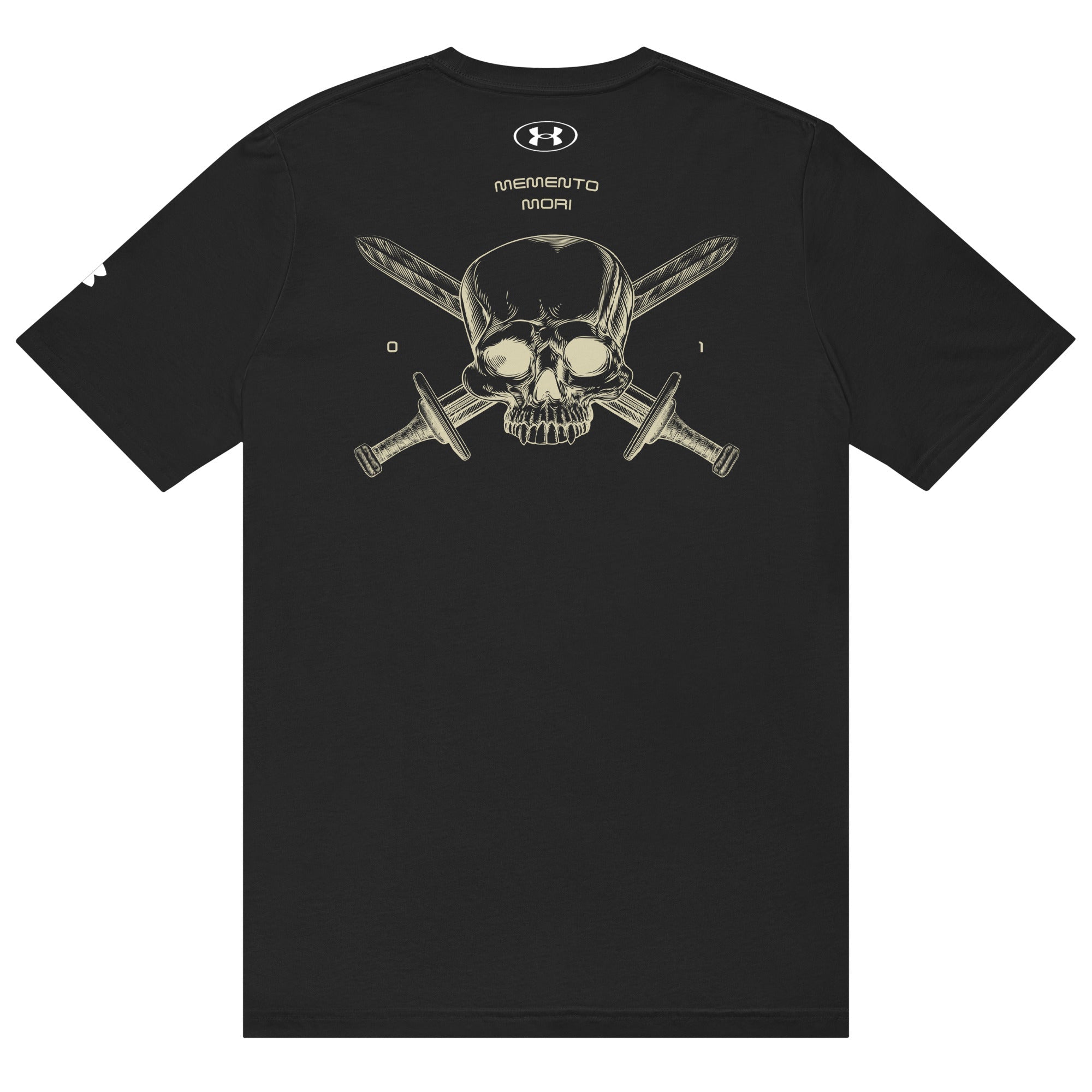 MEMENTO MORI Under Armour Ⓡ athletic t-shirt - Zero One Outpost LLC