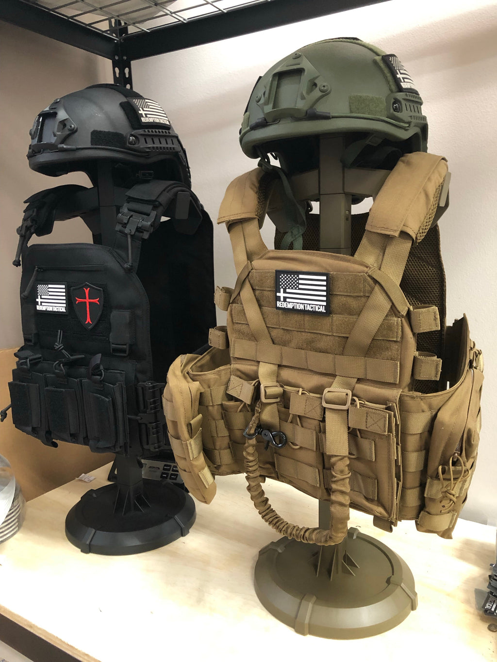 Armor Butler Stand 2.0 Holds Armor Tactical Vest Helmet Stand - Zero One Outpost