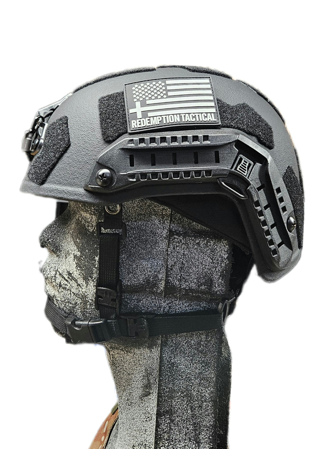 Ballistic Helmet RT2 High Cut Helmet: Tested to LEVEL IIIA (Included Arc Rails, Padding, Straps) - Zero One Outpost