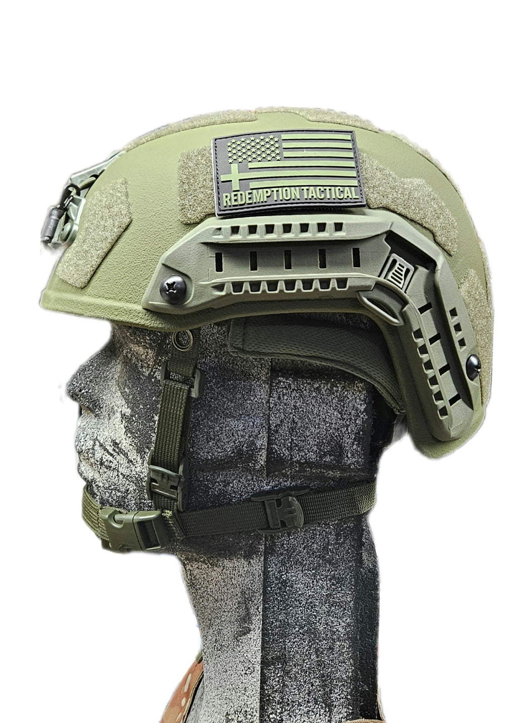 Ballistic Helmet RT2 High Cut Helmet: Tested to LEVEL IIIA (Included Arc Rails, Padding, Straps) - Zero One Outpost