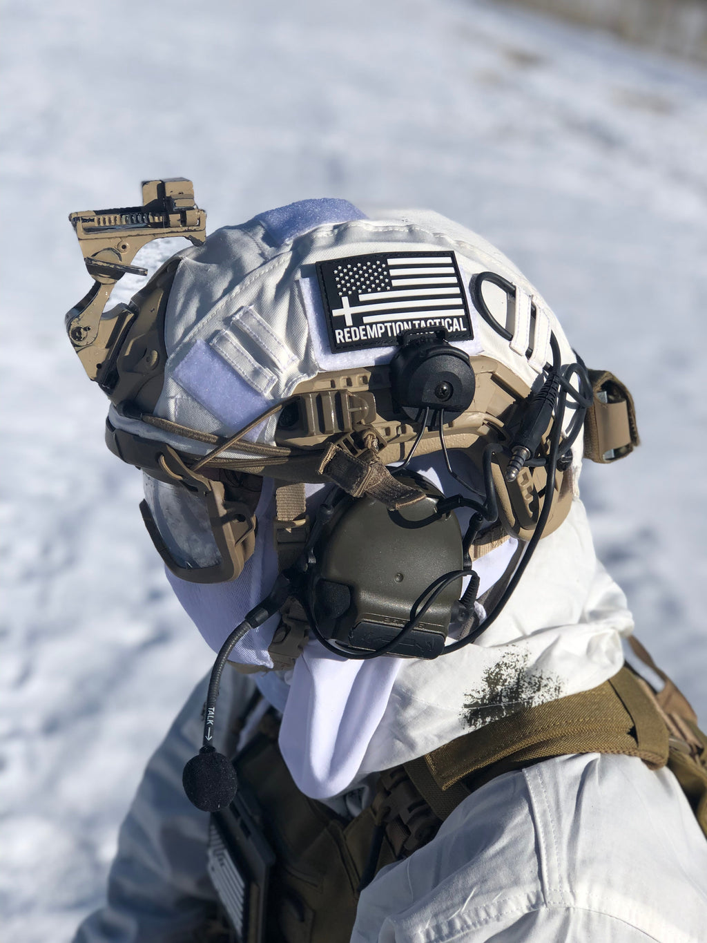 Ballistic Helmet RT2 High Cut Helmet: Tested to LEVEL IIIA (Included Arc Rails, Padding, Straps) - Zero One Outpost
