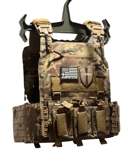 Redemption Tactical® "CRUSADER 2.0 XL” V4 Plate Carrier Vest with Side Cummerbund - Zero One Outpost