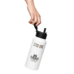 Stainless steel water bottle with a straw lid - Zero One Outpost LLC