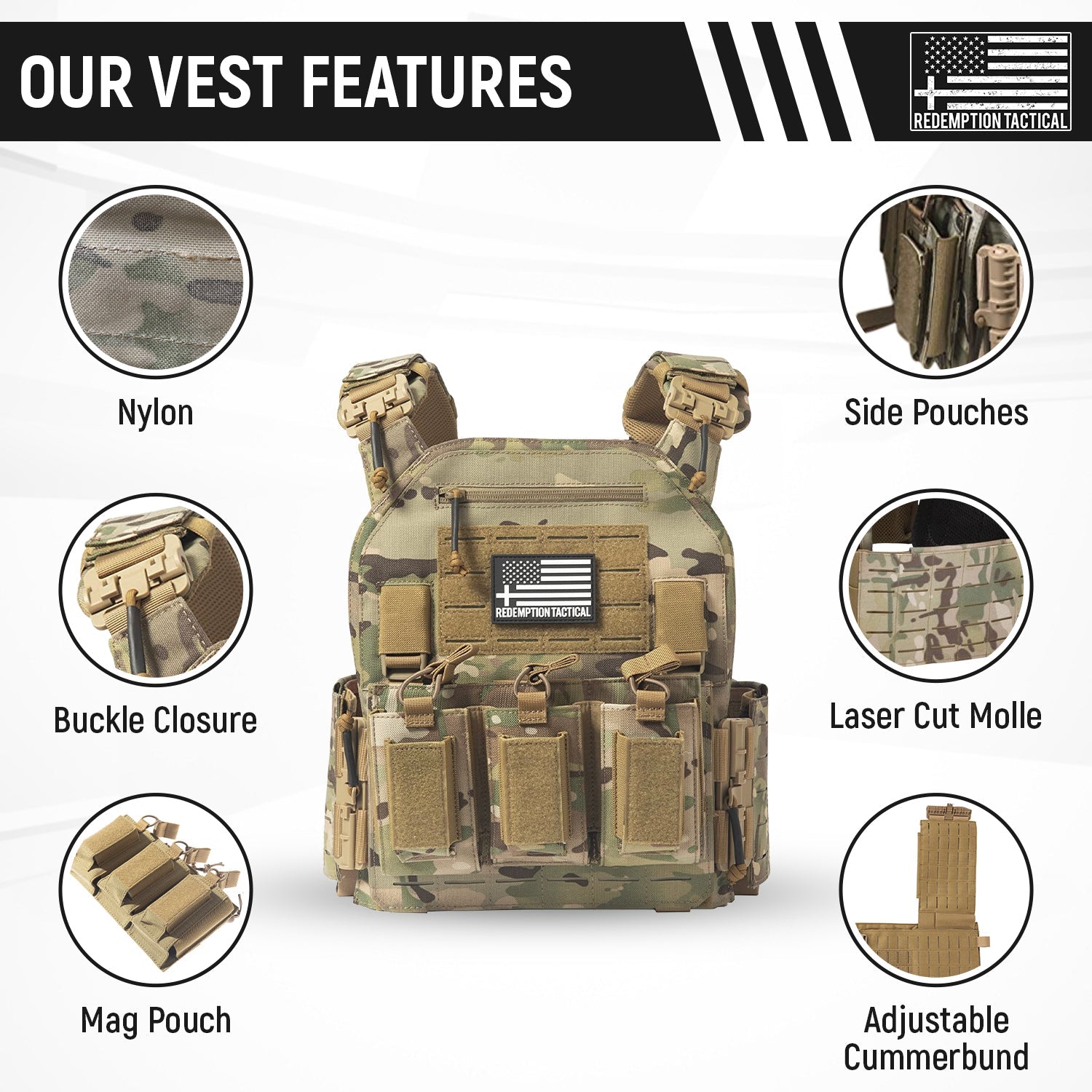 Redemption Tactical "CRUSADER 2.0"® V4 Vest - Zero One Outpost