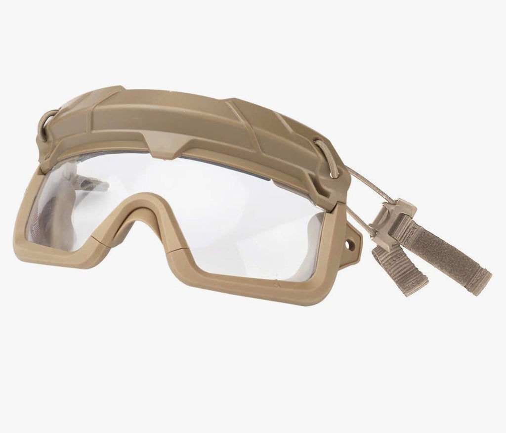 Tactical Helmet Goggles with Arc Rail Attachments - Zero One Outpost