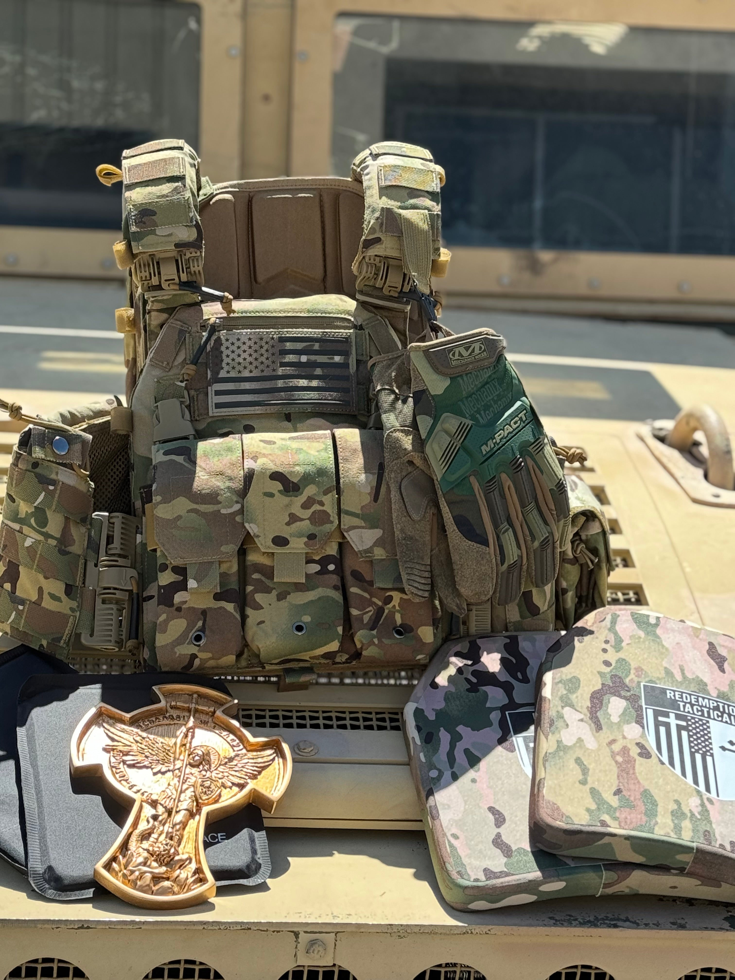 Archangel 2.0 FULL KIT Armor COMBO PACKAGE LIGHTWEIGHT LEVEL IV (2) 10x12 Front/Back Plates (2) 6x8 Side Plates, Archangel Placard (Level IIIA) - Zero One Outpost
