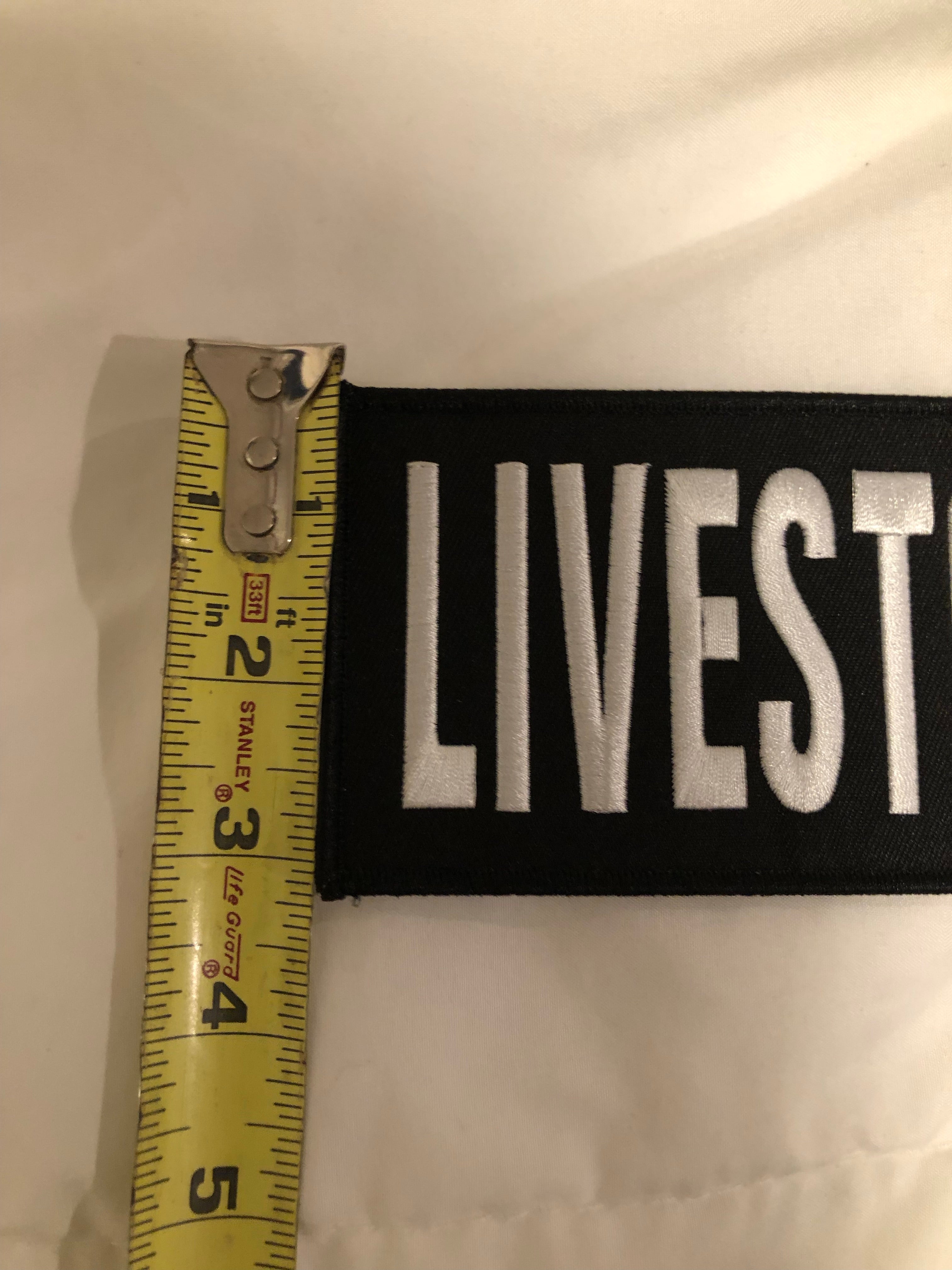 (Pair) LIVESTOCK AGENT Patches (3” x 10”) Hook and Loop - Zero One Outpost
