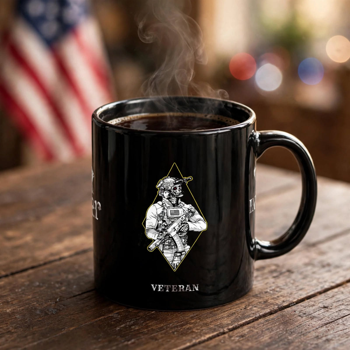 GWOT Infidel -Black Glossy Mug - Zero One Outpost