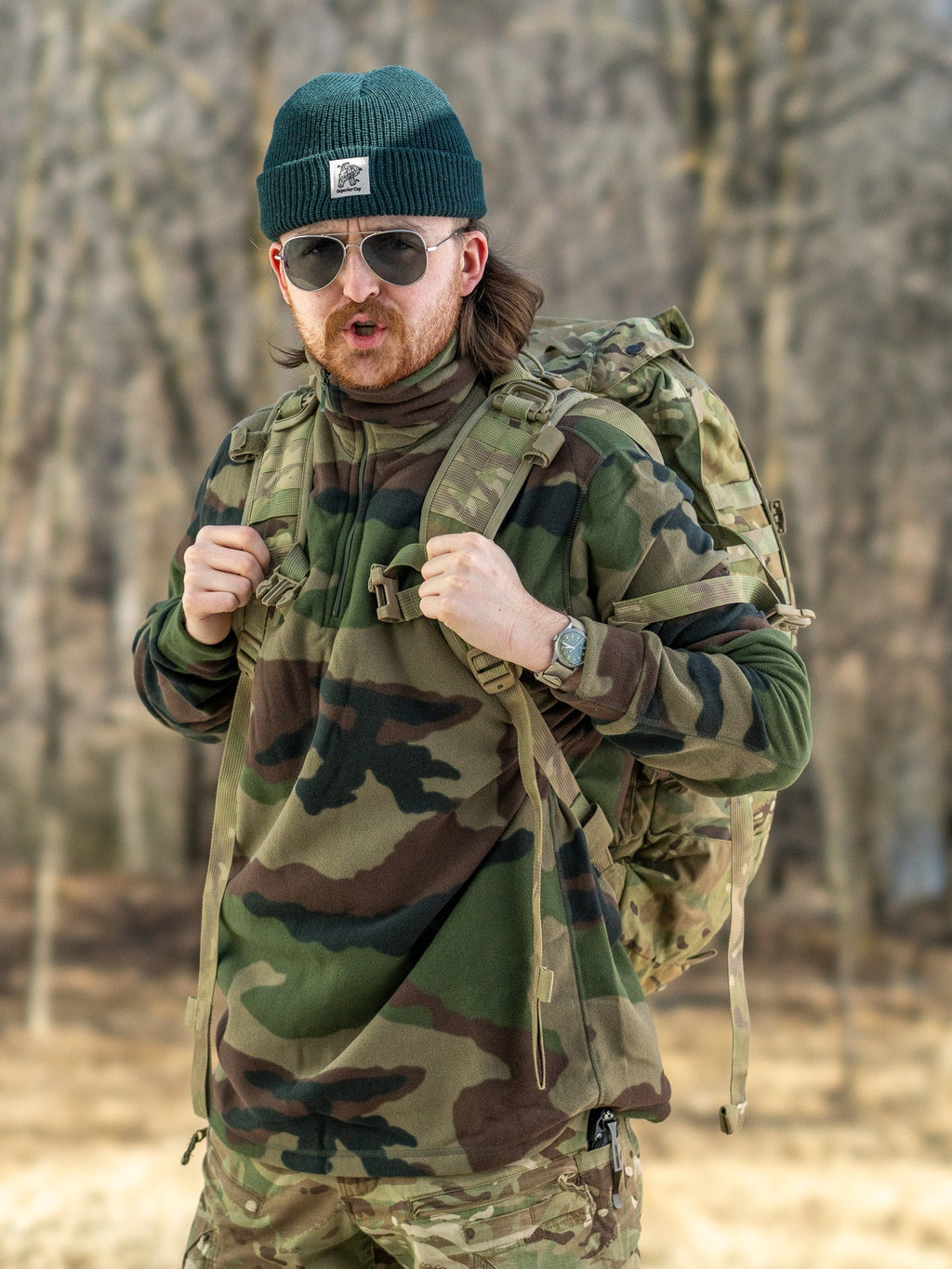 Unissued French CCE Woodland Fleece - Zero One Outpost