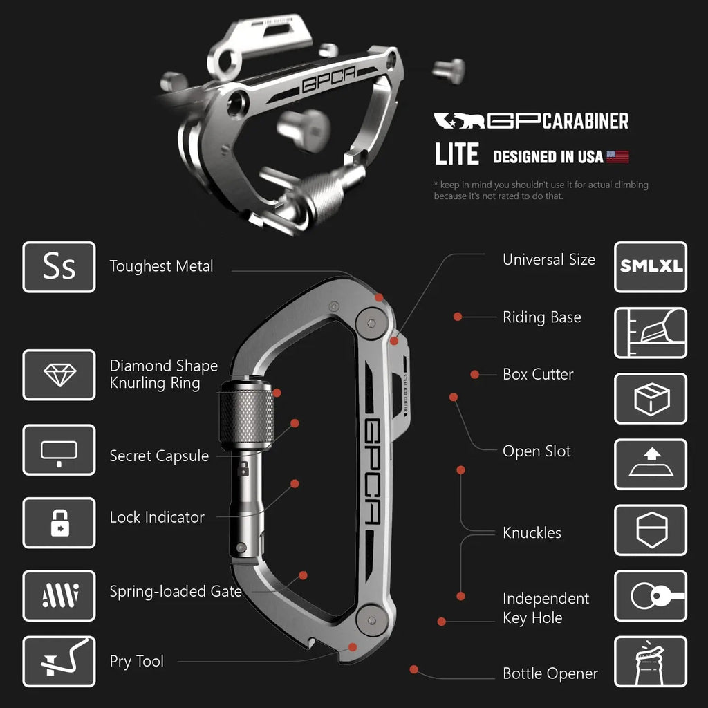 GPCA Carabiner LITE - Zero One Outpost