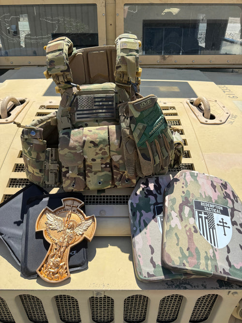 Archangel 2.0 FULL KIT Armor COMBO PACKAGE LIGHTWEIGHT LEVEL IV (2) 10x12 Front/Back Plates (2) 6x8 Side Plates, Archangel Placard (Level IIIA) - Zero One Outpost