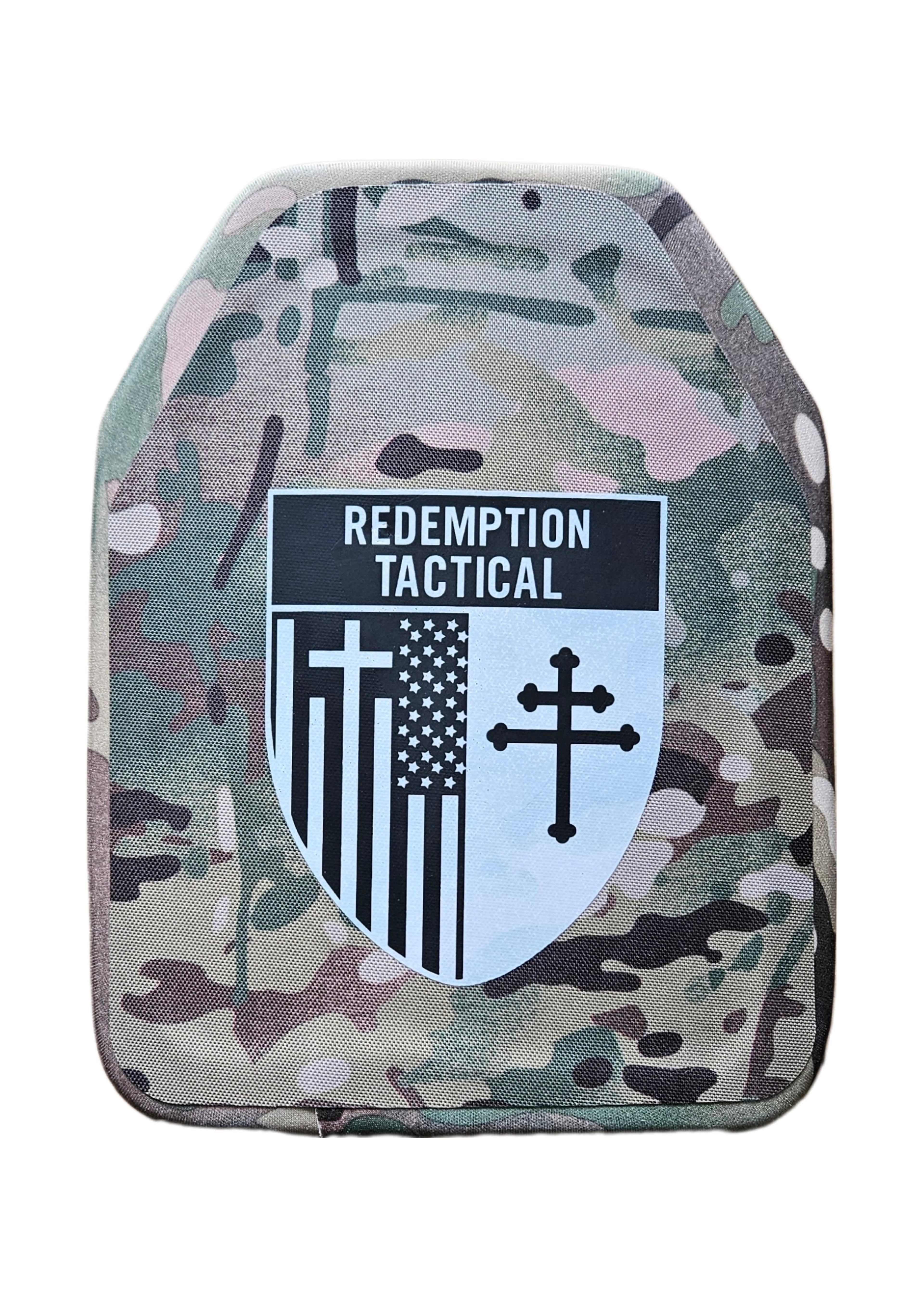 PAIR (2 Plates) FRONT AND BACK (SIZE SMALL) 8x10 Level IV Ballistic Front or Back Plate (Curved with Shooters Cut) - Zero One Outpost