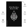MAN OF PEACE Black Flag - Zero One Outpost