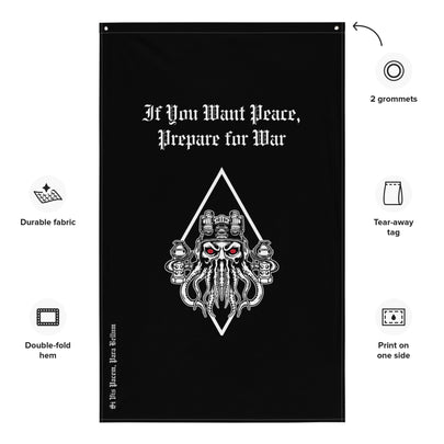 MAN OF PEACE Black Flag - Zero One Outpost