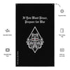 MAN OF PEACE Black Flag - Zero One Outpost