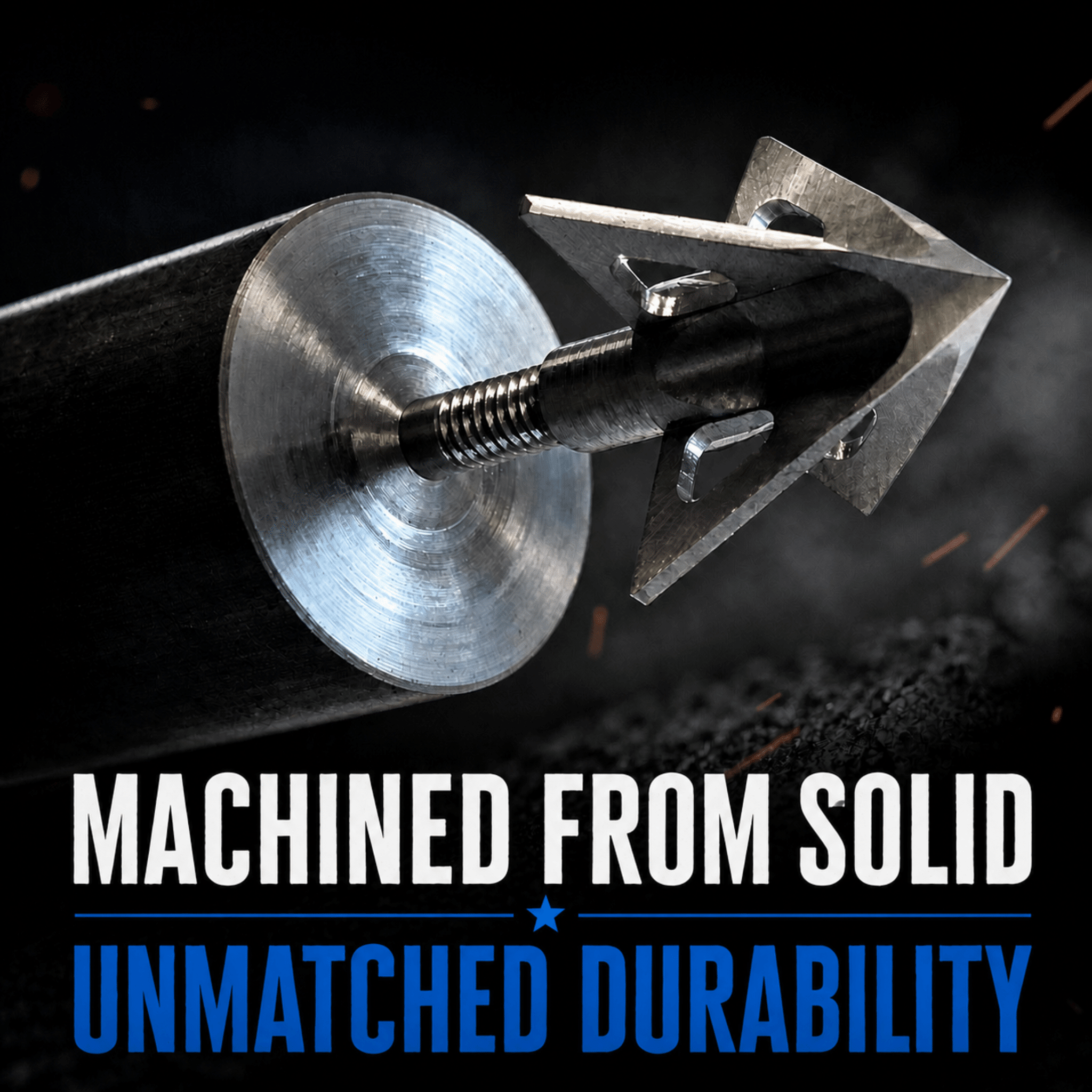 TOTA | 100 grain broadhead | 1 - inch vented | fixed blade - Zero One Outpost