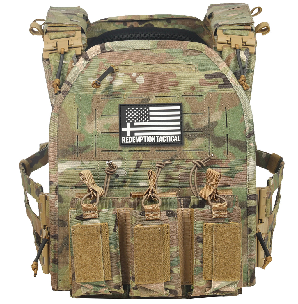 FULL KIT COMBO Crusader 2.0 XL Armor COMBO PACKAGE LIGHTWEIGHT LEVEL IV (2) 10x13.5 Front/Back Plates, Plate Carrier Bag, Medic Pouch - Zero One Outpost