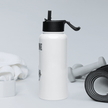 Stainless steel water bottle with a straw lid - Zero One Outpost LLC