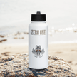 Stainless steel water bottle with a straw lid - Zero One Outpost LLC