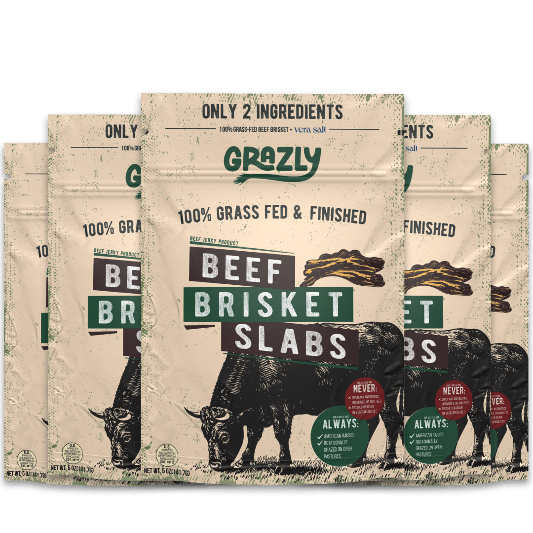 Beef Brisket Slabs - 100% Grass - Fed & Finished - Zero One Outpost