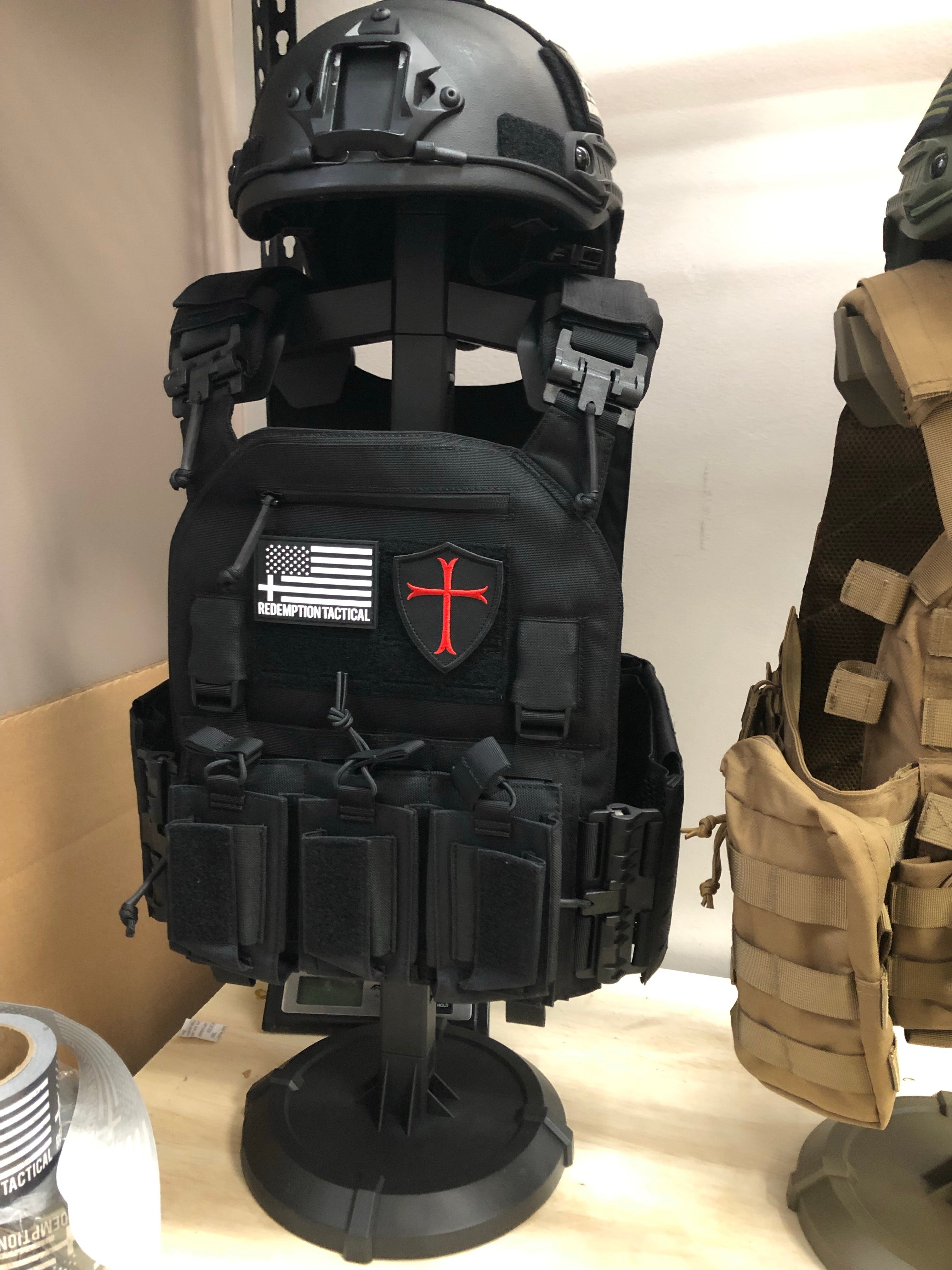 Armor Butler Stand 2.0 Holds Armor Tactical Vest Helmet Stand - Zero One Outpost