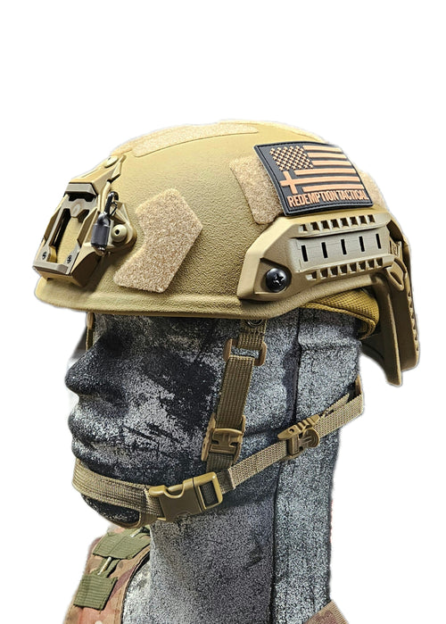 Ballistic Helmet RT2 High Cut Helmet: Tested to LEVEL IIIA (Included Arc Rails, Padding, Straps) - Zero One Outpost