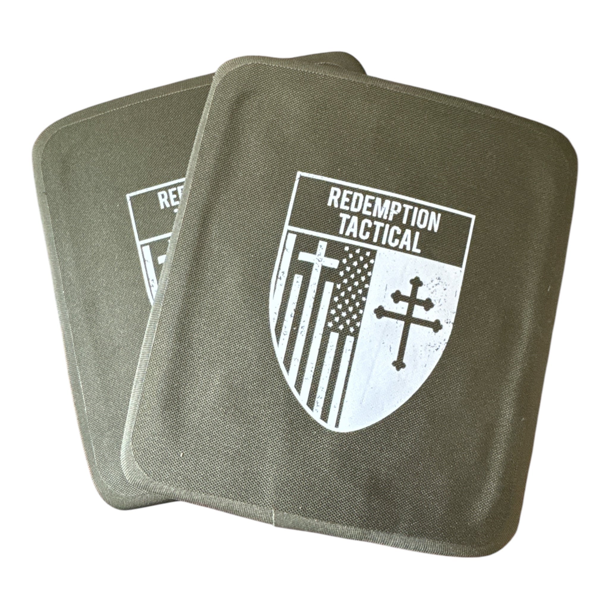 (PAIR) Level IV 7x8" Ceramic Side Plates (Lightweight Alumina PE Material) - Zero One Outpost