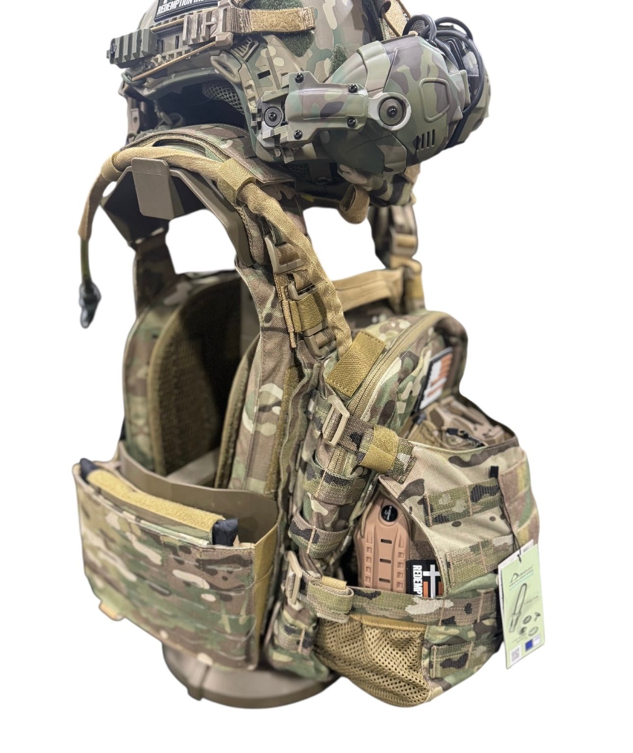 FULL KIT COMBO Crusader 2.0 V4 Armor COMBO PACKAGE LIGHTWEIGHT LEVEL IV (2) 10x12 Front/Back Plates, Mission Plate Carrier Bag - Zero One Outpost