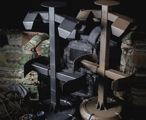 Armor Butler Stand 2.0 Holds Armor Tactical Vest Helmet Stand - Zero One Outpost