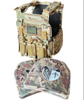 RT CRUSADER 2.0® ARMOR KIT Front/Back Plates LIGHTWEIGHT LEVEL IV (2) 10x12 Front/Back Plates Full Kit - Zero One Outpost