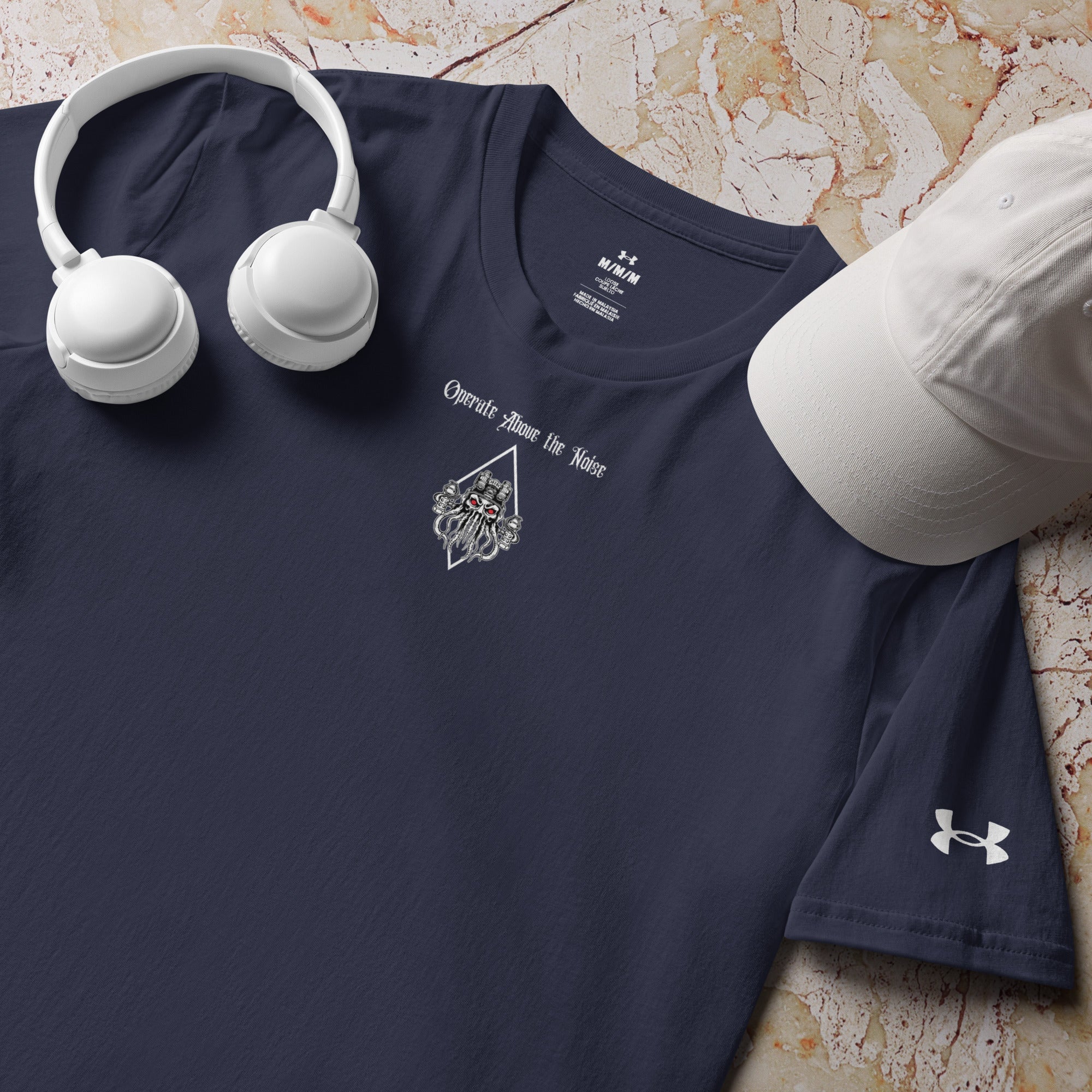 MEMENTO MORI Under Armour Ⓡ athletic t-shirt - Zero One Outpost LLC
