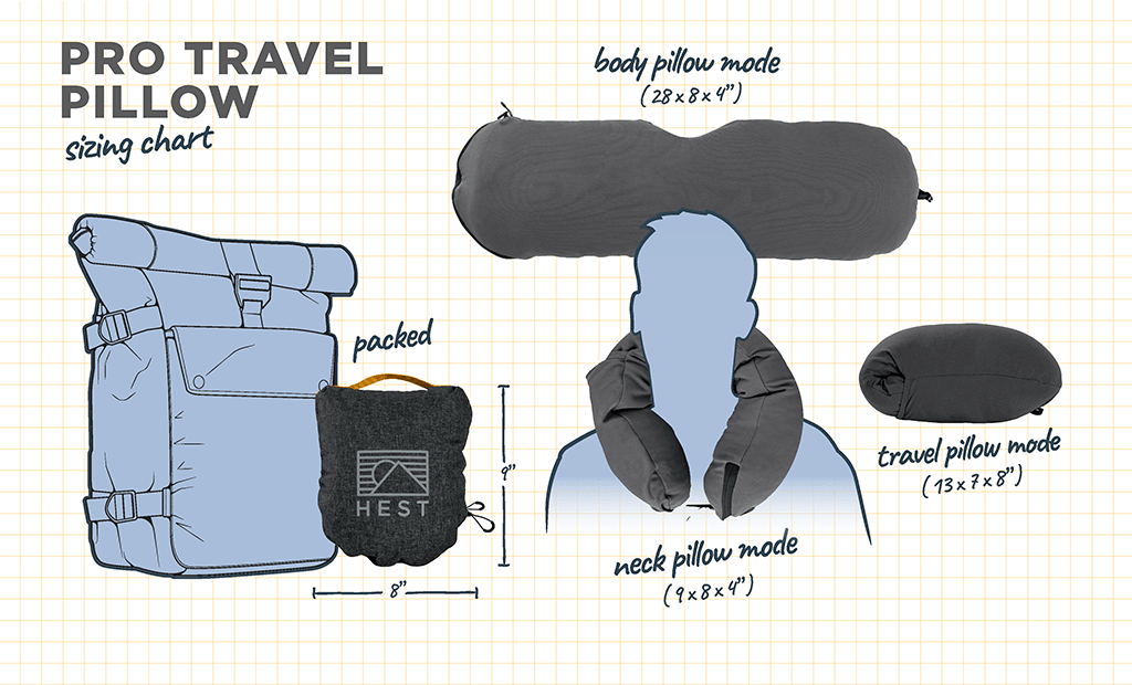 Pro Travel Pillow - Zero One Outpost