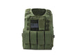 Kids Airsoft Tactical Plate Carrier Vest with Free US Flag Patch, Mil Spec 1000D Nylon PALS Molle Modular w/ 4 Mag Pouches, Side Pouch, Chest Mag Pouch - Zero One Outpost