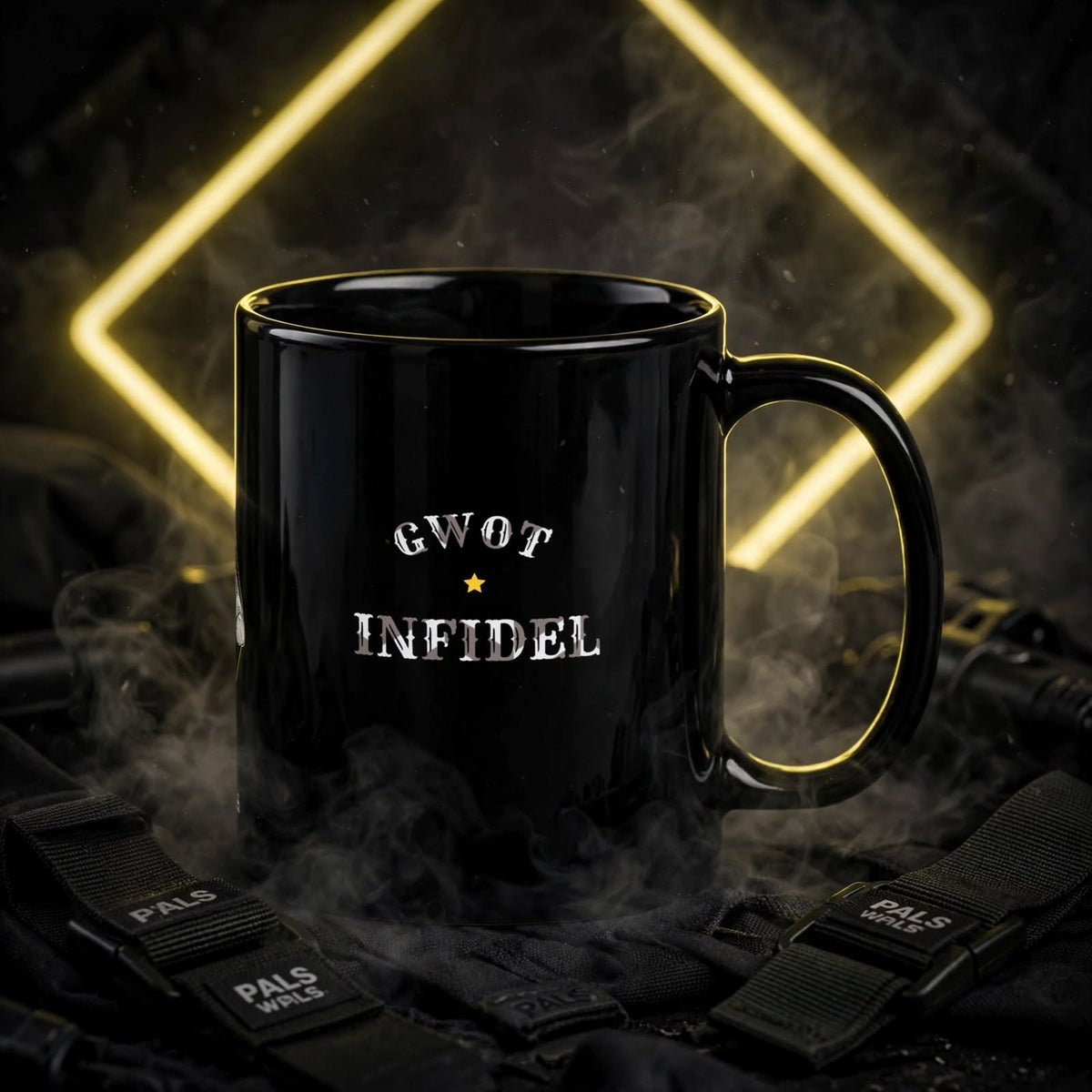GWOT Infidel -Black Glossy Mug - Zero One Outpost