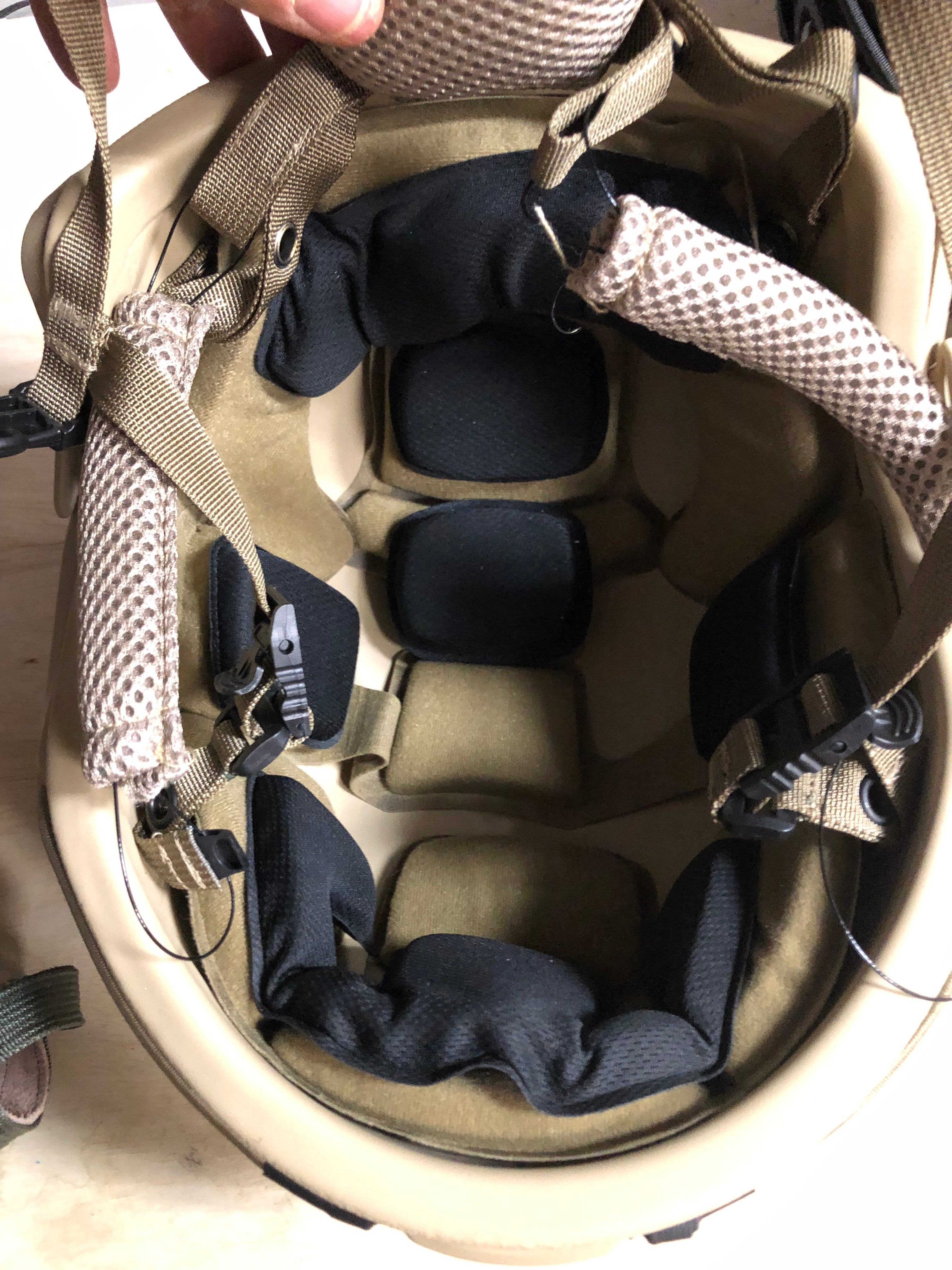 Ballistic Helmet RT2 High Cut Helmet: Tested to LEVEL IIIA (Included Arc Rails, Padding, Straps) - Zero One Outpost