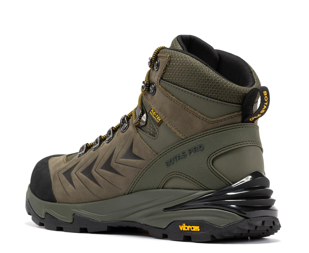 Botas Pro Olive 6 Inch Waterproof Hiking Boots with VIBRAM® Traction Lug Outsole BP22123 - Zero One Outpost