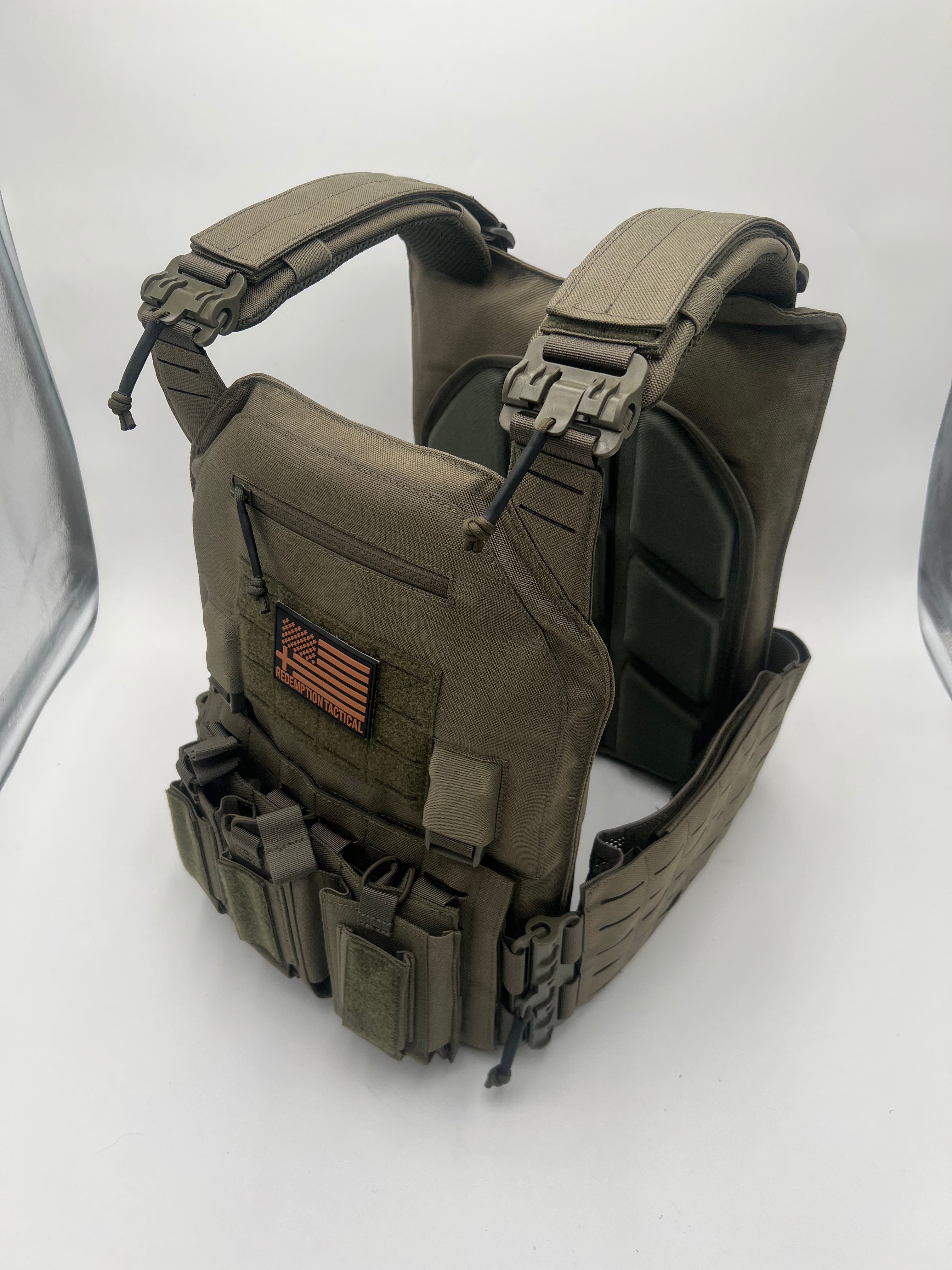Redemption Tactical® "CRUSADER 2.0 XL” V4 Plate Carrier Vest with Side Cummerbund - Zero One Outpost